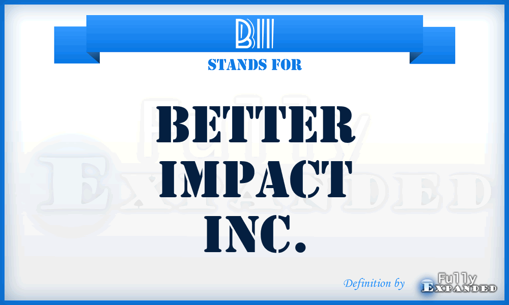BII - Better Impact Inc.
