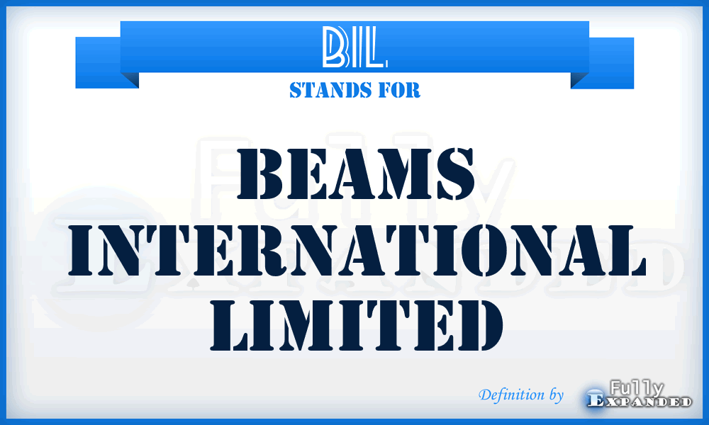 BIL - Beams International Limited