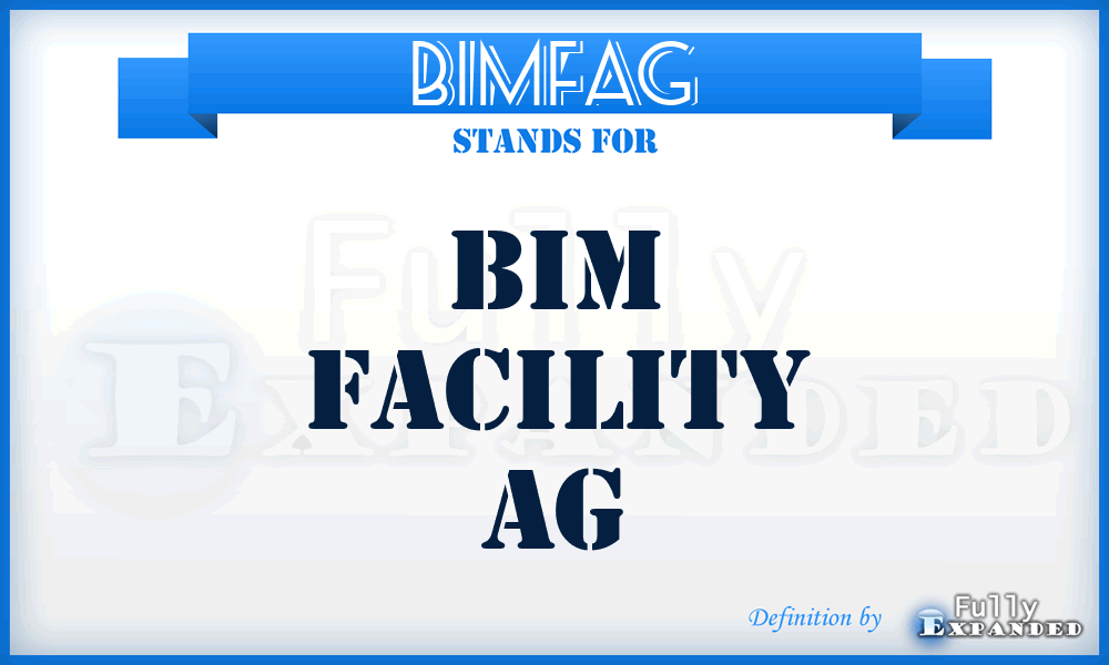 BIMFAG - BIM Facility AG