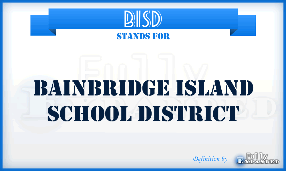 BISD - Bainbridge Island School District