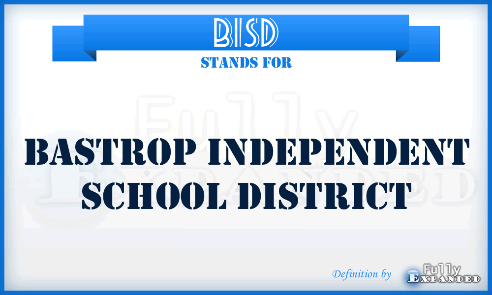 BISD - Bastrop Independent School District