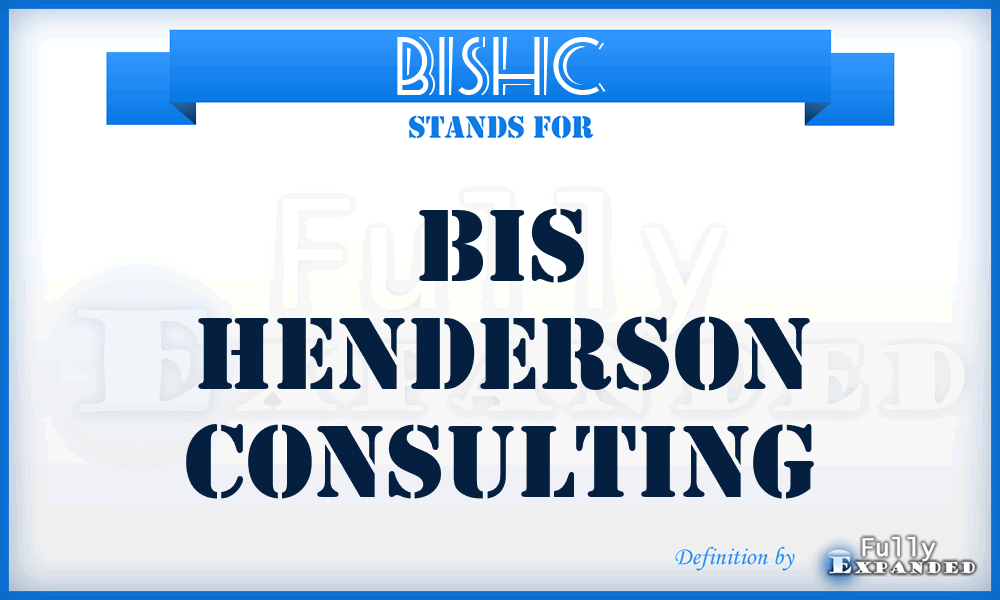 BISHC - BIS Henderson Consulting