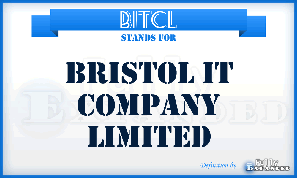 BITCL - Bristol IT Company Limited