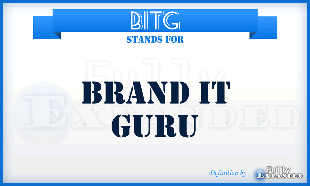 BITG - Brand IT Guru