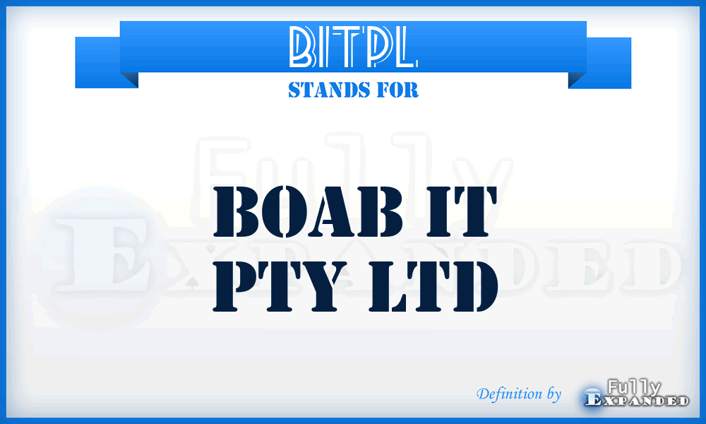 BITPL - Boab IT Pty Ltd