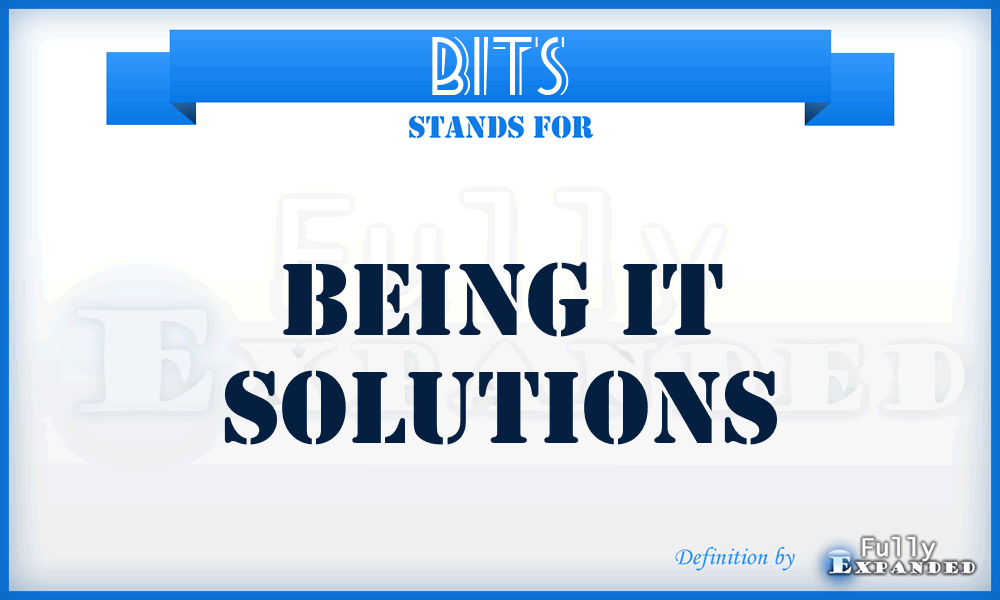 BITS - Being IT Solutions