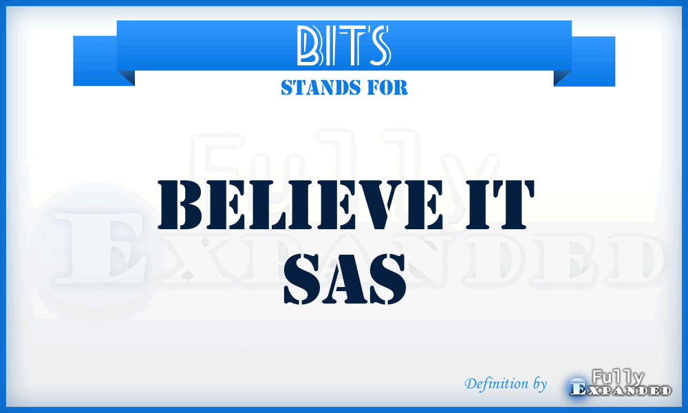 BITS - Believe IT Sas