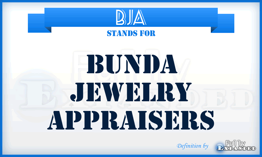 BJA - Bunda Jewelry Appraisers