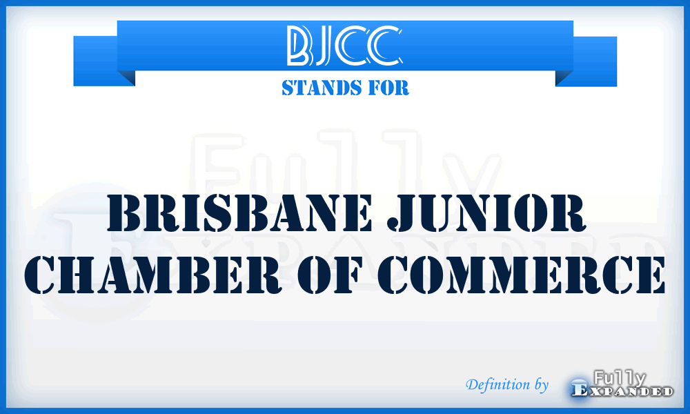 BJCC - Brisbane Junior Chamber of Commerce