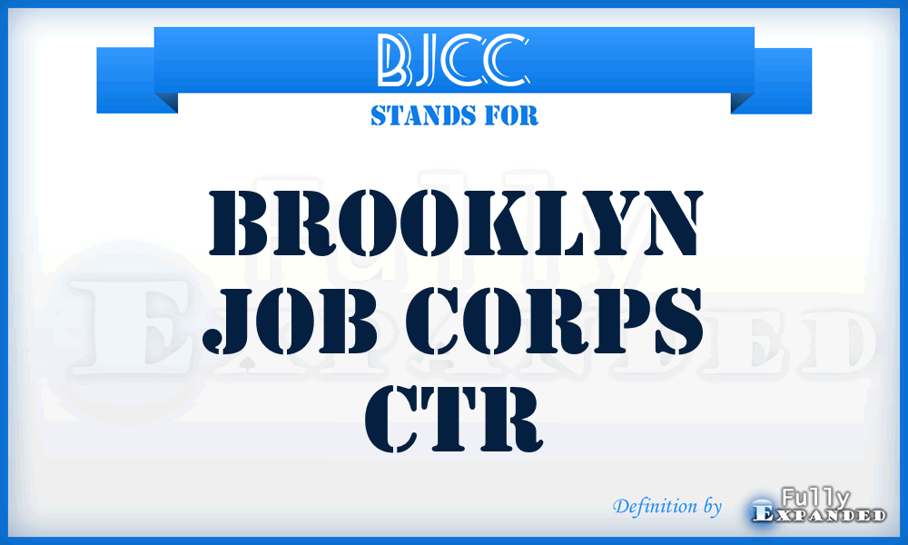 BJCC - Brooklyn Job Corps Ctr