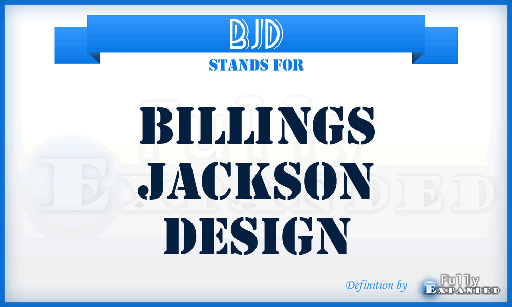 BJD - Billings Jackson Design