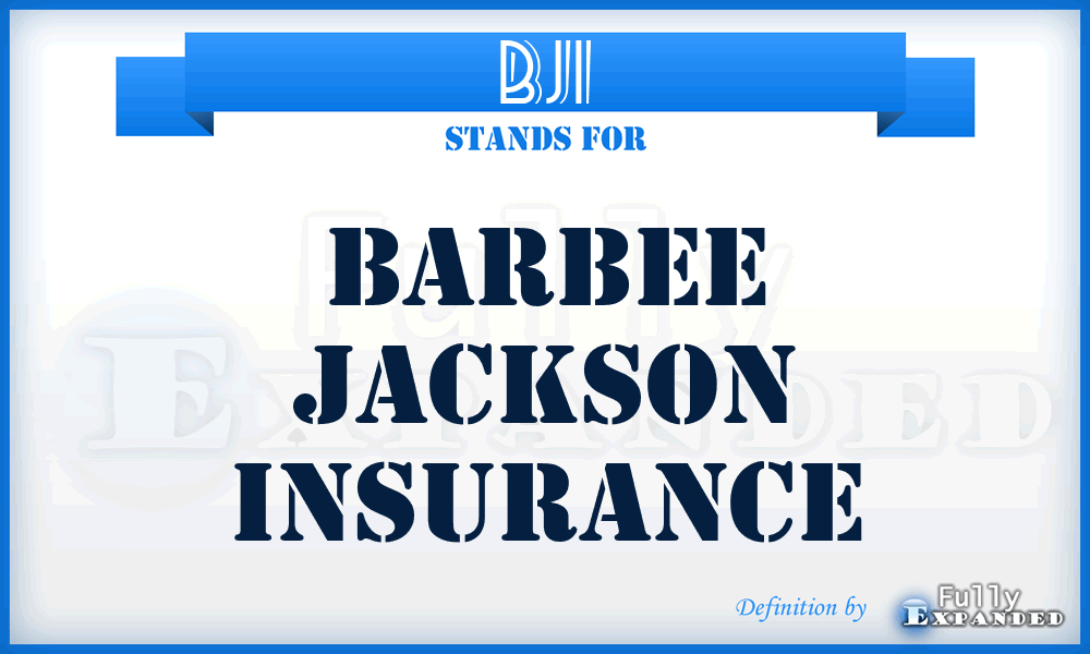 BJI - Barbee Jackson Insurance