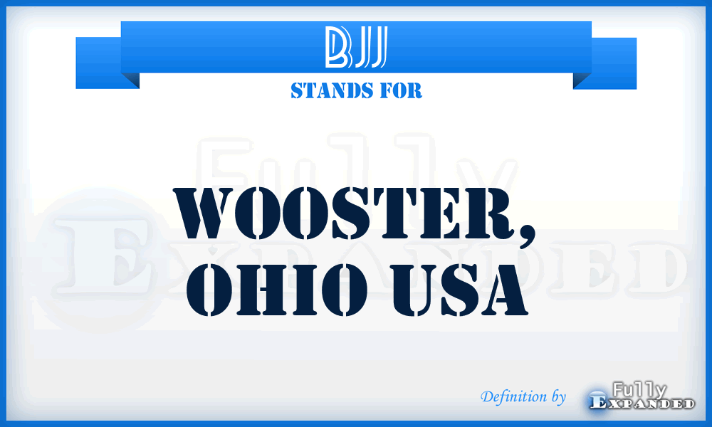 BJJ - Wooster, Ohio USA