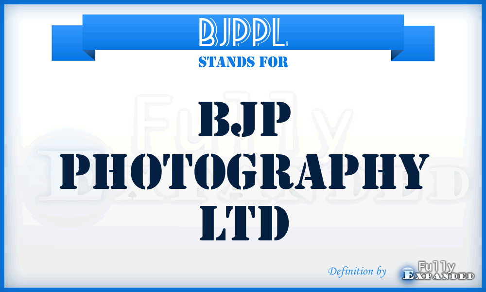 BJPPL - BJP Photography Ltd