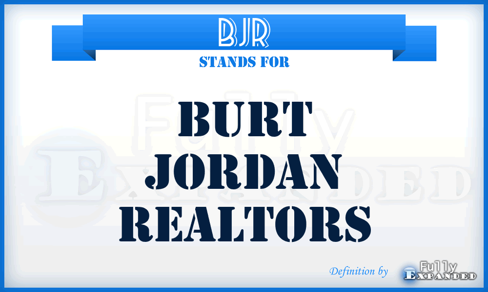 BJR - Burt Jordan Realtors