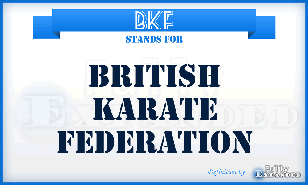 BKF - British Karate Federation