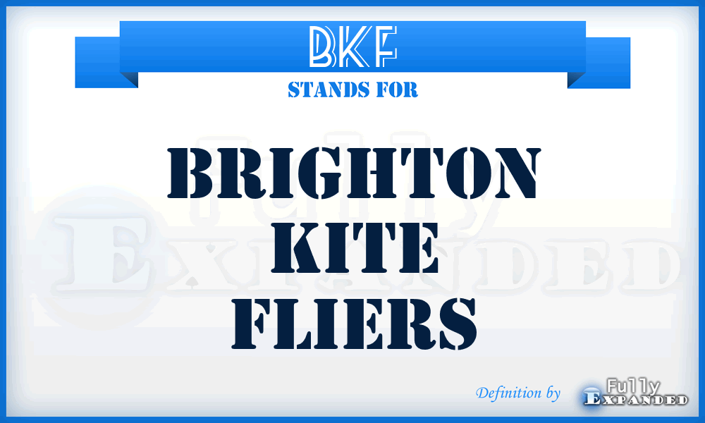 BKF - Brighton Kite Fliers