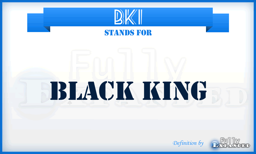 BKI - Black King