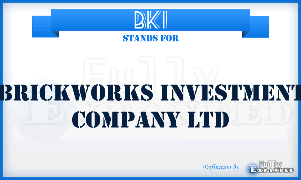 BKI - Brickworks Investment Company Ltd