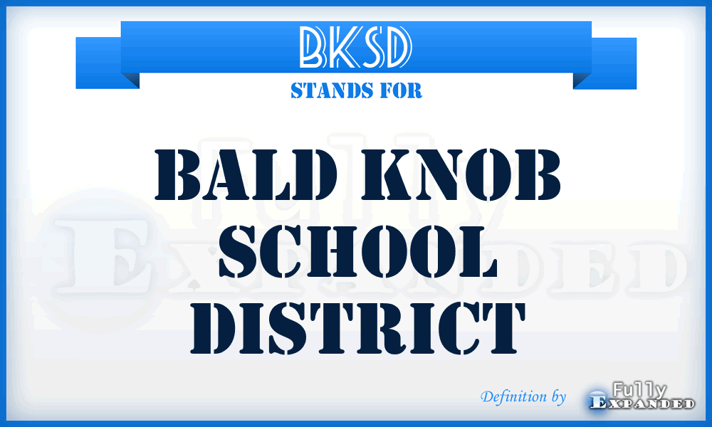 BKSD - Bald Knob School District