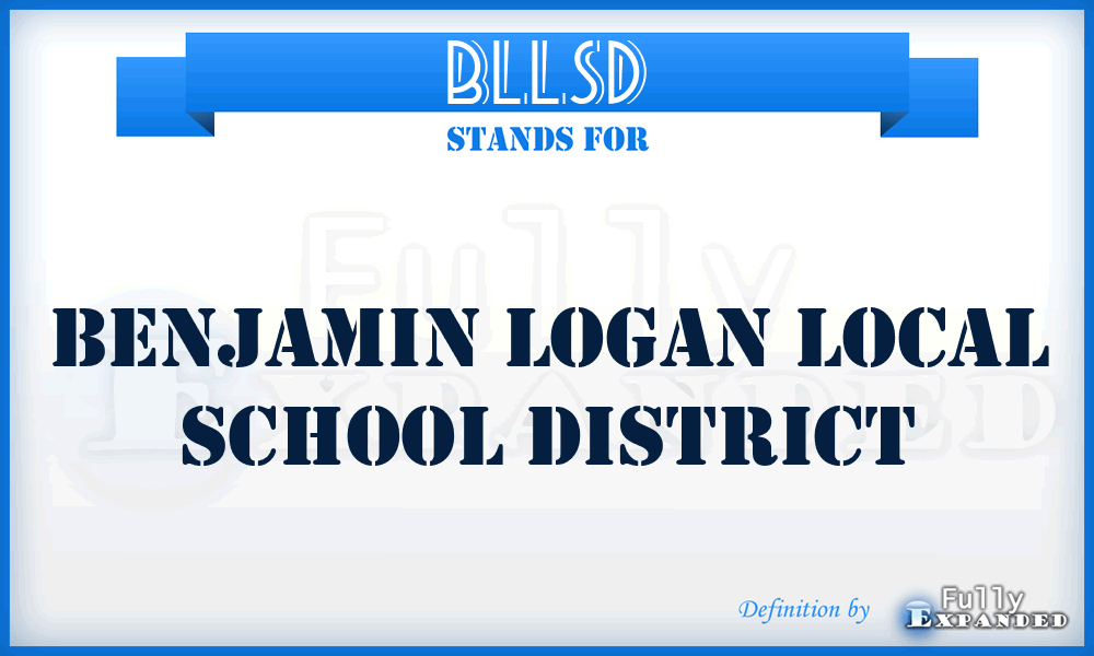BLLSD - Benjamin Logan Local School District