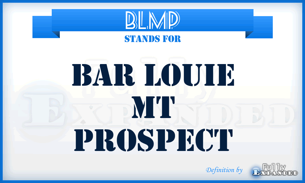 BLMP - Bar Louie Mt Prospect