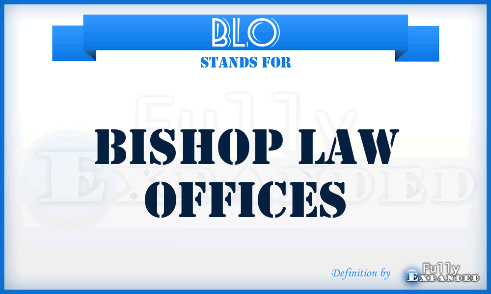 BLO - Bishop Law Offices
