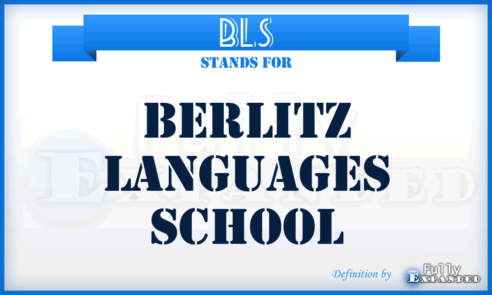 BLS - Berlitz Languages School
