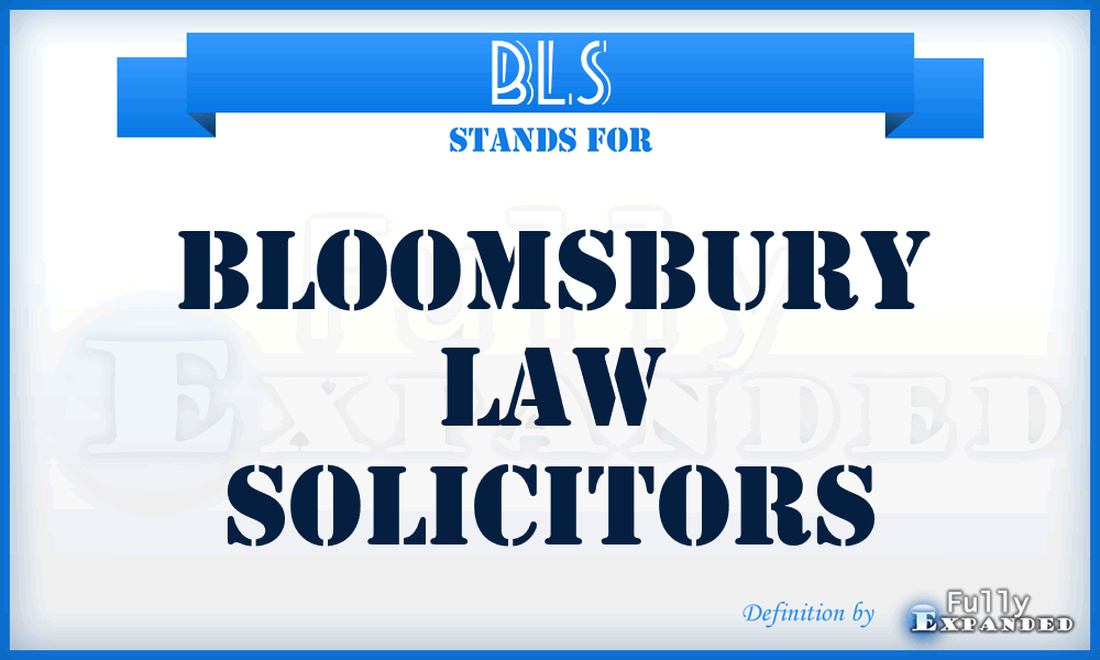BLS - Bloomsbury Law Solicitors