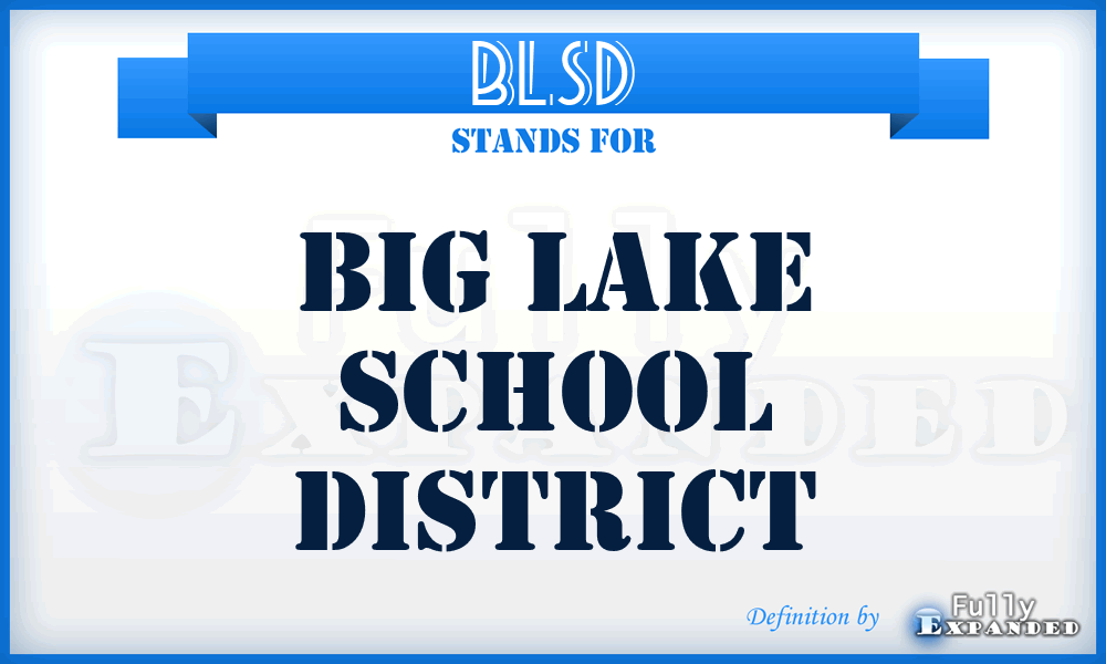 BLSD - Big Lake School District