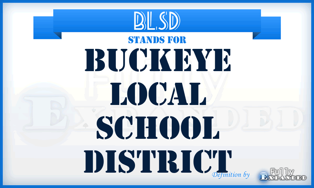 BLSD - Buckeye Local School District