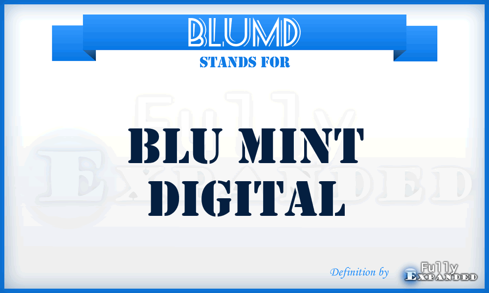 BLUMD - BLU Mint Digital