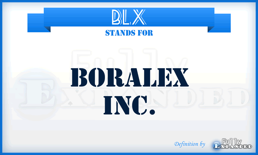 BLX - Boralex Inc.