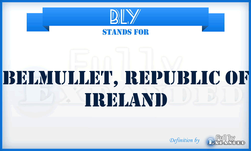 BLY - Belmullet, Republic Of Ireland