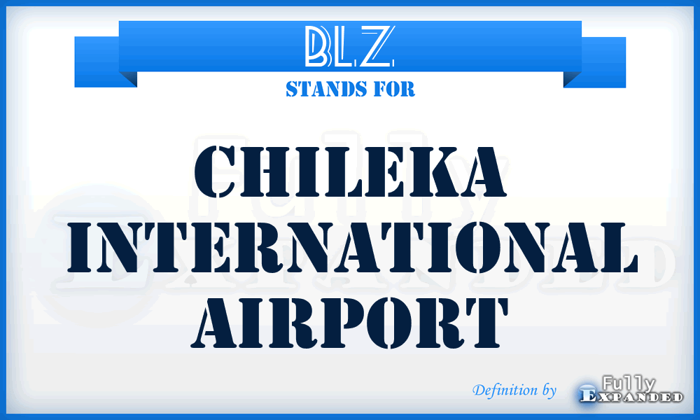 BLZ - Chileka International airport