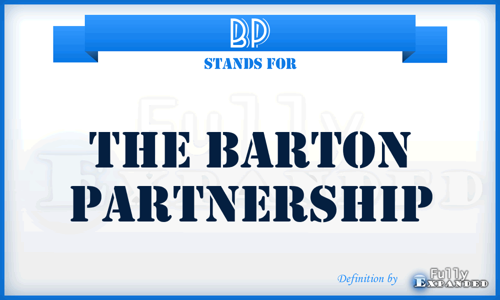 BP - The Barton Partnership
