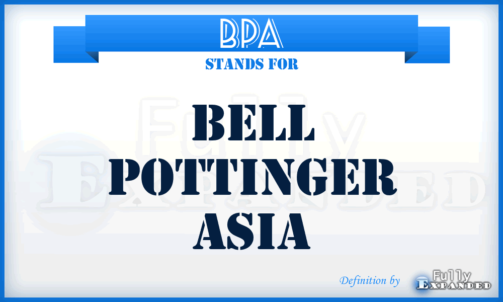 BPA - Bell Pottinger Asia