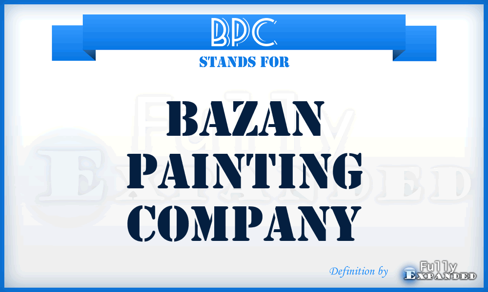 BPC - Bazan Painting Company