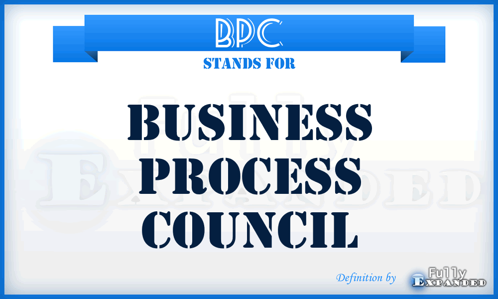 BPC - Business Process Council