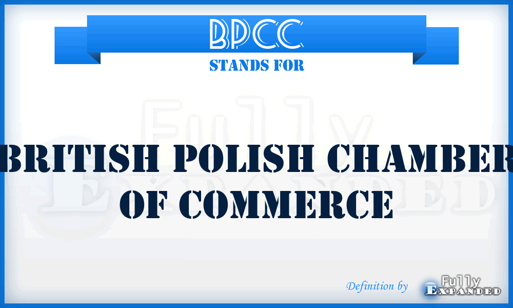 BPCC - British Polish Chamber of Commerce