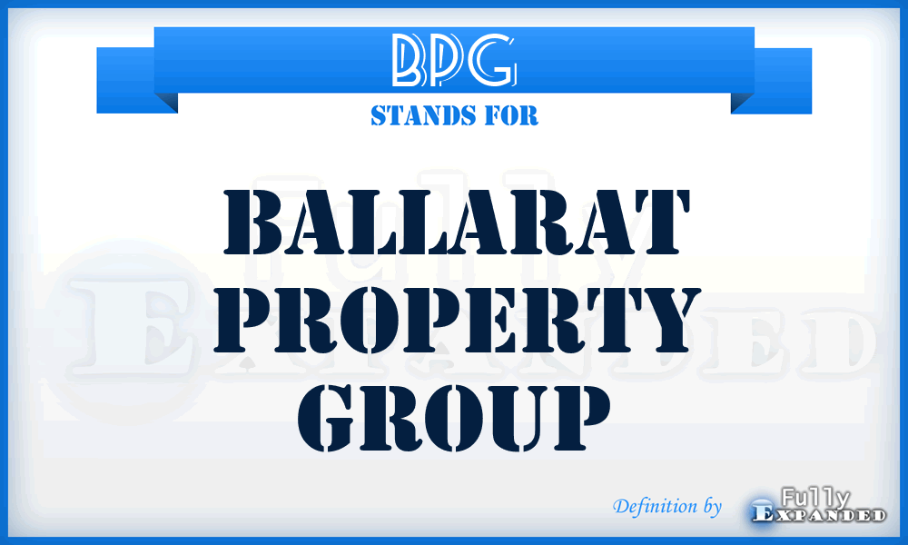 BPG - Ballarat Property Group