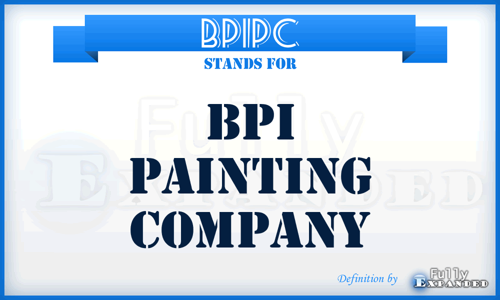 BPIPC - BPI Painting Company