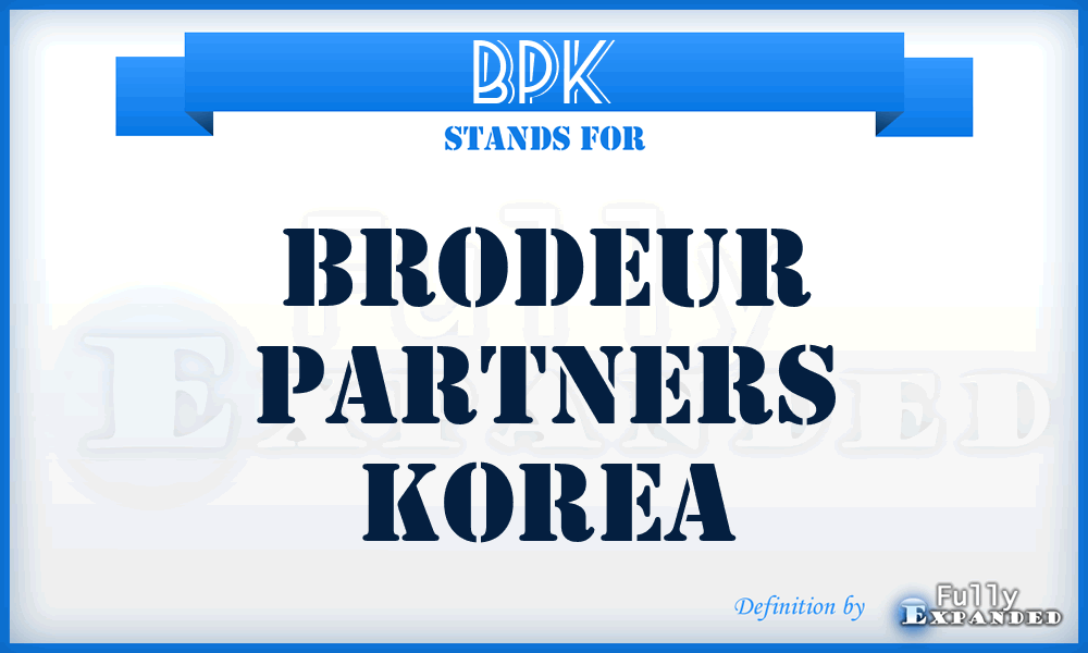 BPK - Brodeur Partners Korea