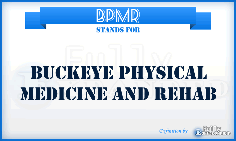 BPMR - Buckeye Physical Medicine and Rehab