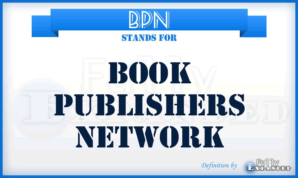 BPN - Book Publishers Network