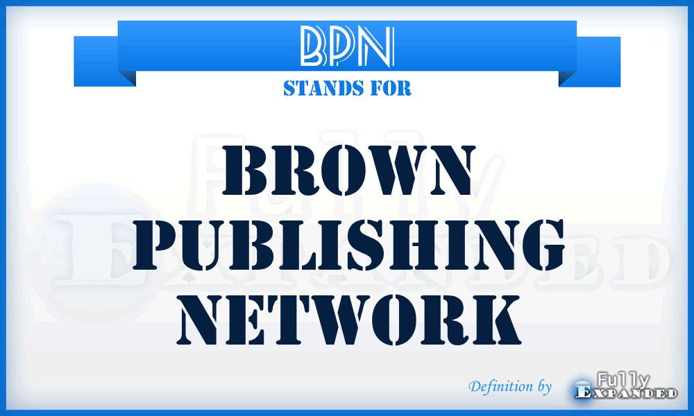 BPN - Brown Publishing Network