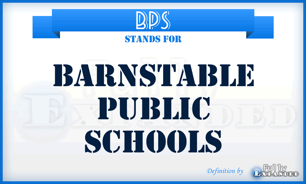 BPS - Barnstable Public Schools