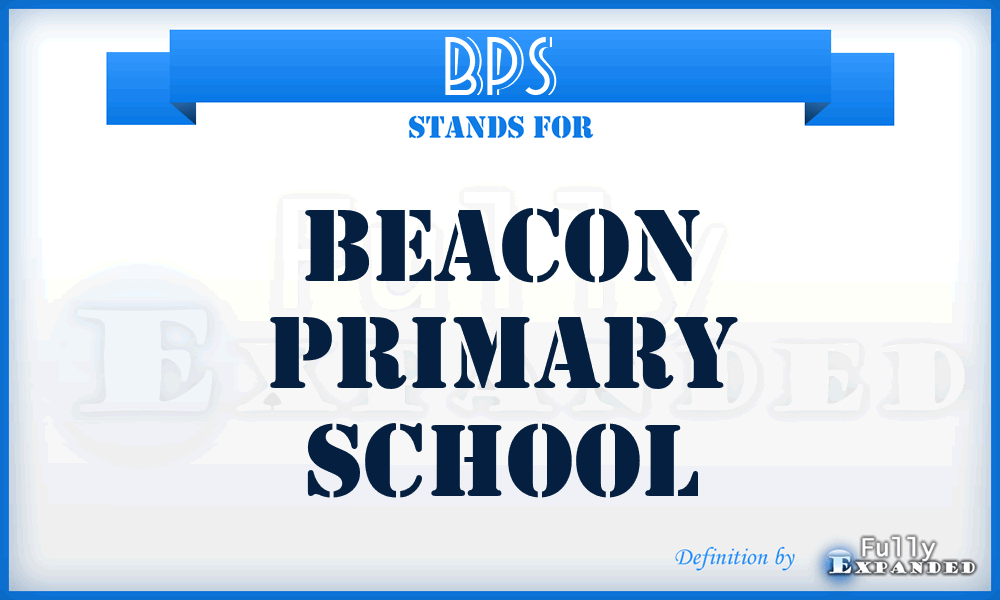 BPS - Beacon Primary School