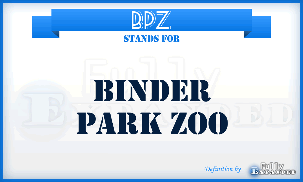 BPZ - Binder Park Zoo