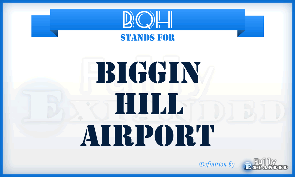 BQH - Biggin Hill airport